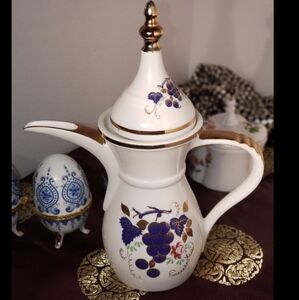 Vintage Handpainted Japan Porcelain Teapot 22k
